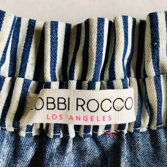 Bobbi Rocco Flower Embroidered Off-Shoulder Dress Size Small‎ - Picture 5 of 8